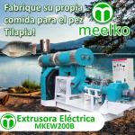 Extrusora MKEW200B pellets flotantes para peces 