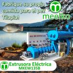 Extrusora MKEW135B para pellets flotantes para peces