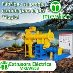 Extrusora MKEW080B pellets flotantes para peces