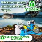 Extrusora MKEW060B pellets flotantes para peces