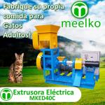 Extrusora MKED040C pellets alimento para gatos