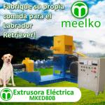 Extrusora MKED080B pellets alimento para perros