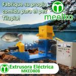 Extrusora MKED080B pellets alimento para peces