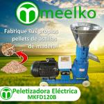 Peletizadora MKFD120B pellets astillas de madera