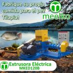 Extrusora MKED120B pellets flotantes para peces