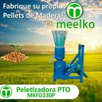 Peletizadora MKFD230P para pellets con madera