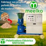 Peletizadora MKFD230C pellets astillas de madera