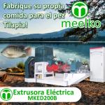 Extrusora MKED200B pellets flotantes para peces