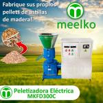 Peletizadora MKFD300C pellets con astillas de madera